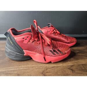 adidas D.O.N. Issue 4 Red Donovan Mitchell Red Basketball Shoes Size 9.5